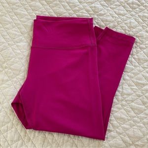 Lululemon Magenta Leggings